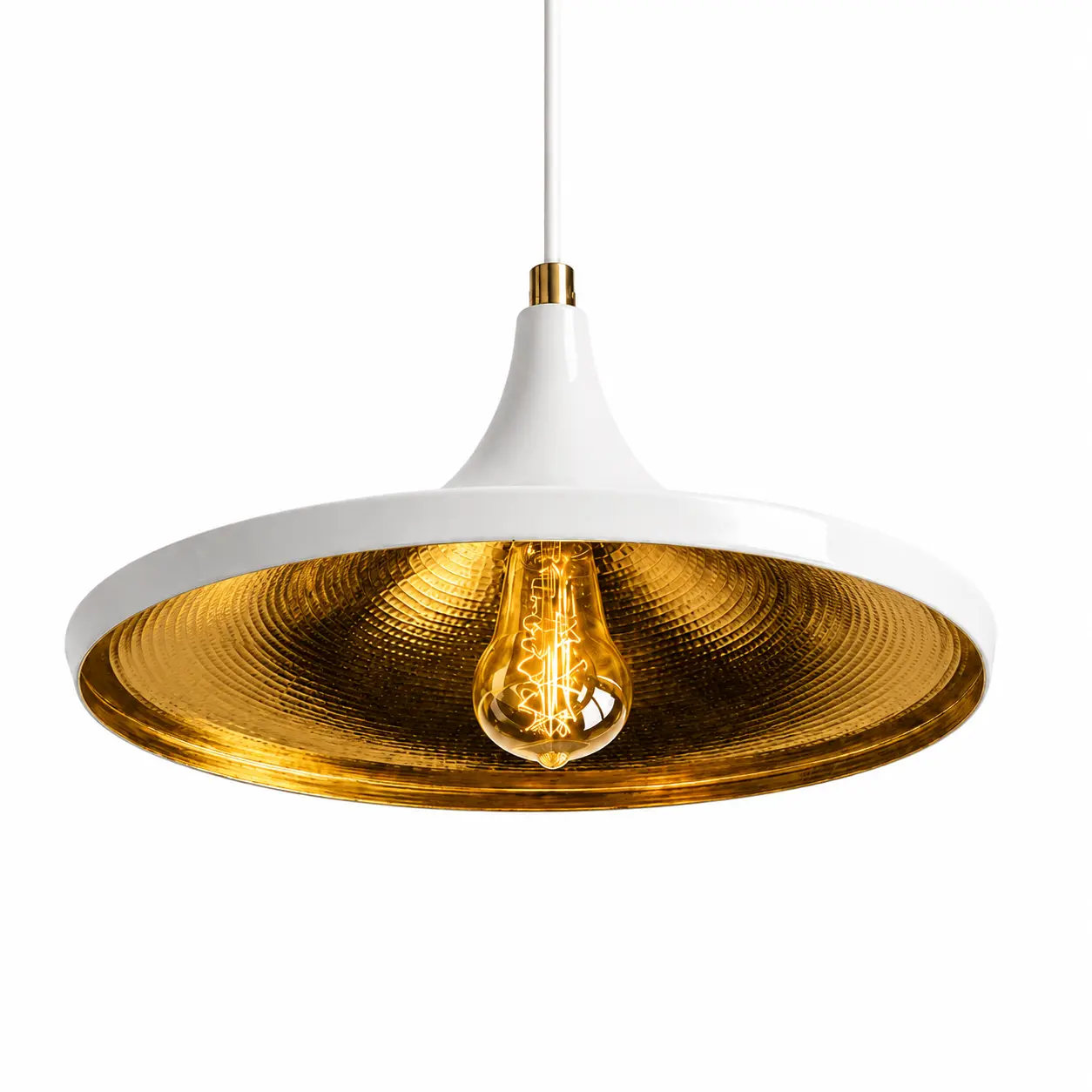 Suspension KJDD-126-Blanc — Blanc / Or